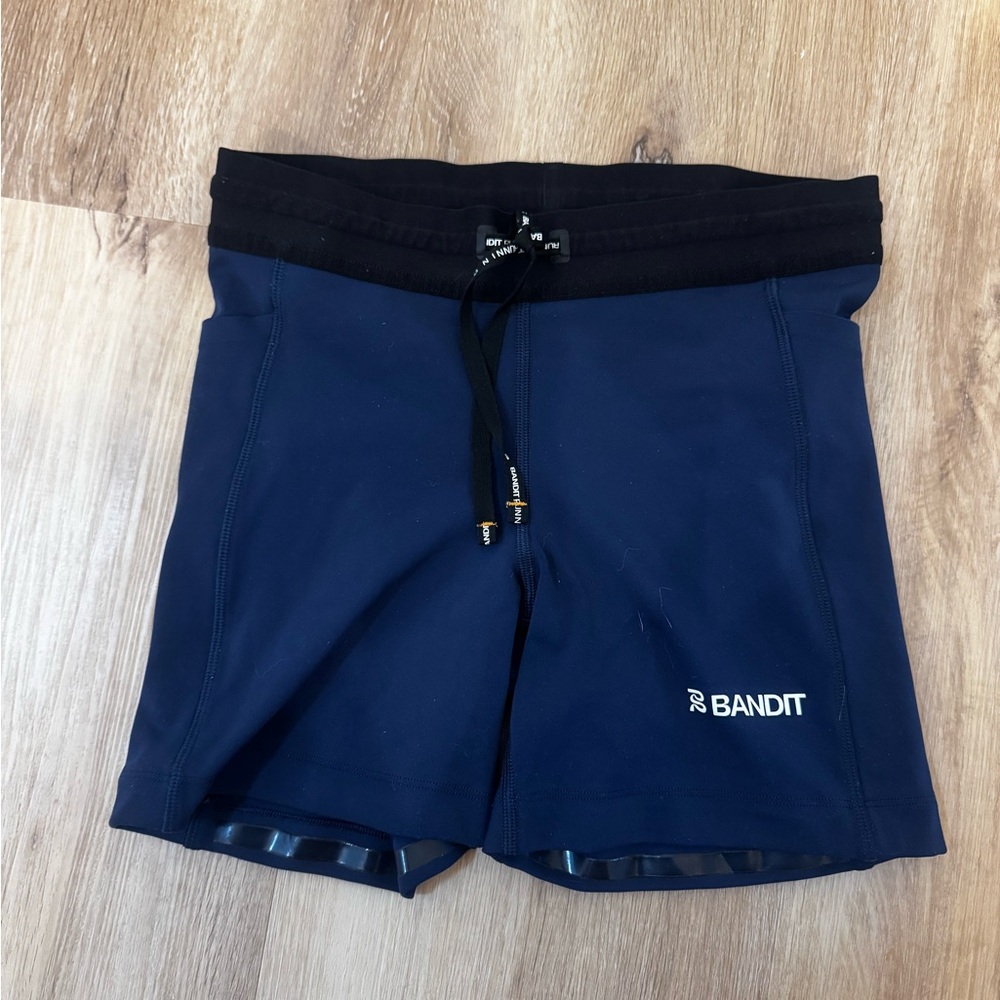 Bandit Running Navy Blue Athletic Shorts